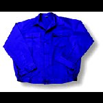 CAZADORA BOTONES AZUL.POLIE/ALG