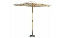 PARASOL MADERA NATURAL 3 MTS COLOR CRUDO
